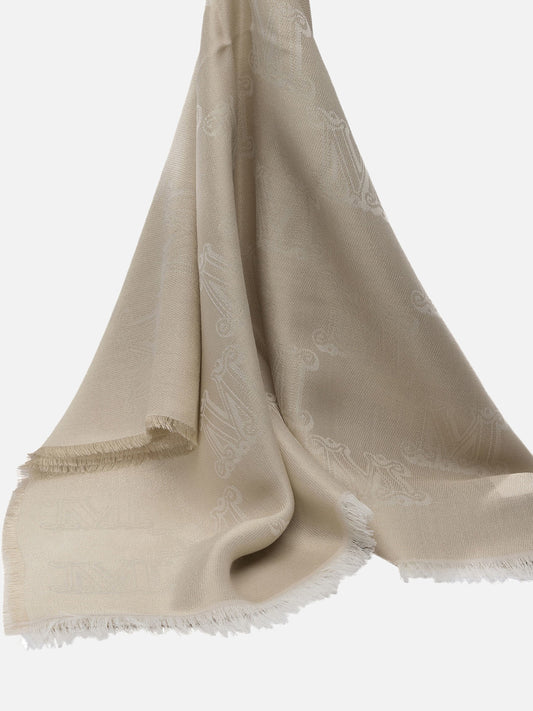 Max Mara Silk, wool and cashmere scarf 15732419_UNI Gold 2