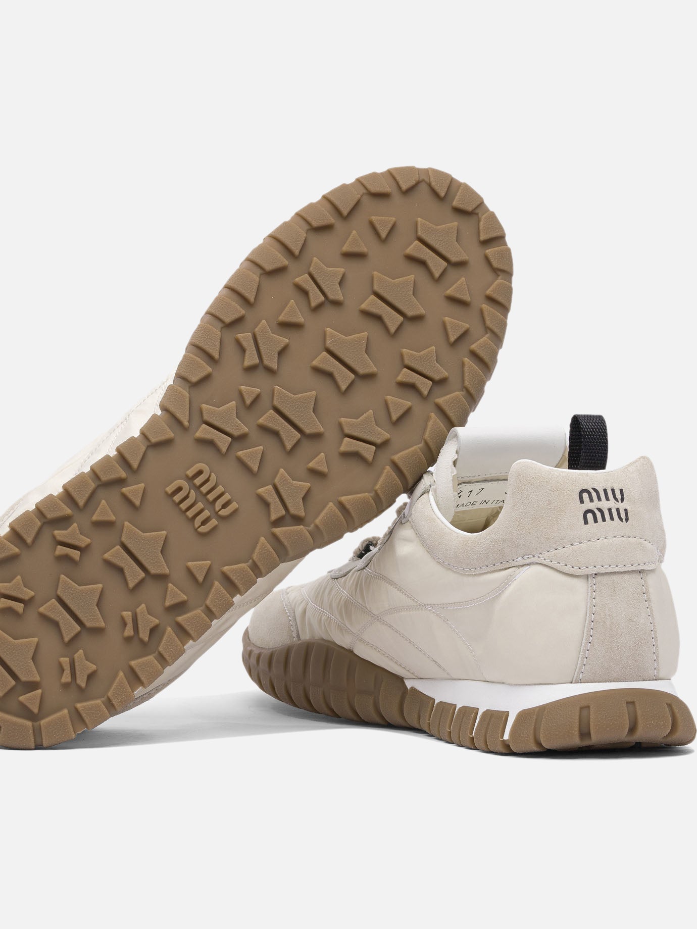 Miu Miu &quot;Tyre&quot; sneakers 13811966_36 Beige thumbnail_5