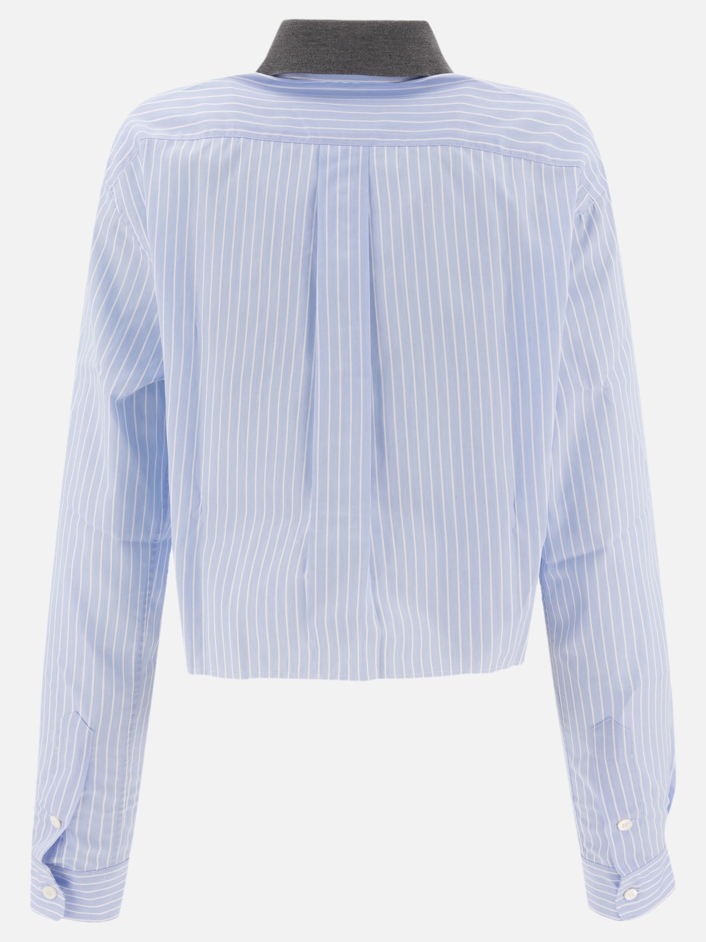 Miu Miu Cotton shirt 19337637_36 Light blue thumbnail_2