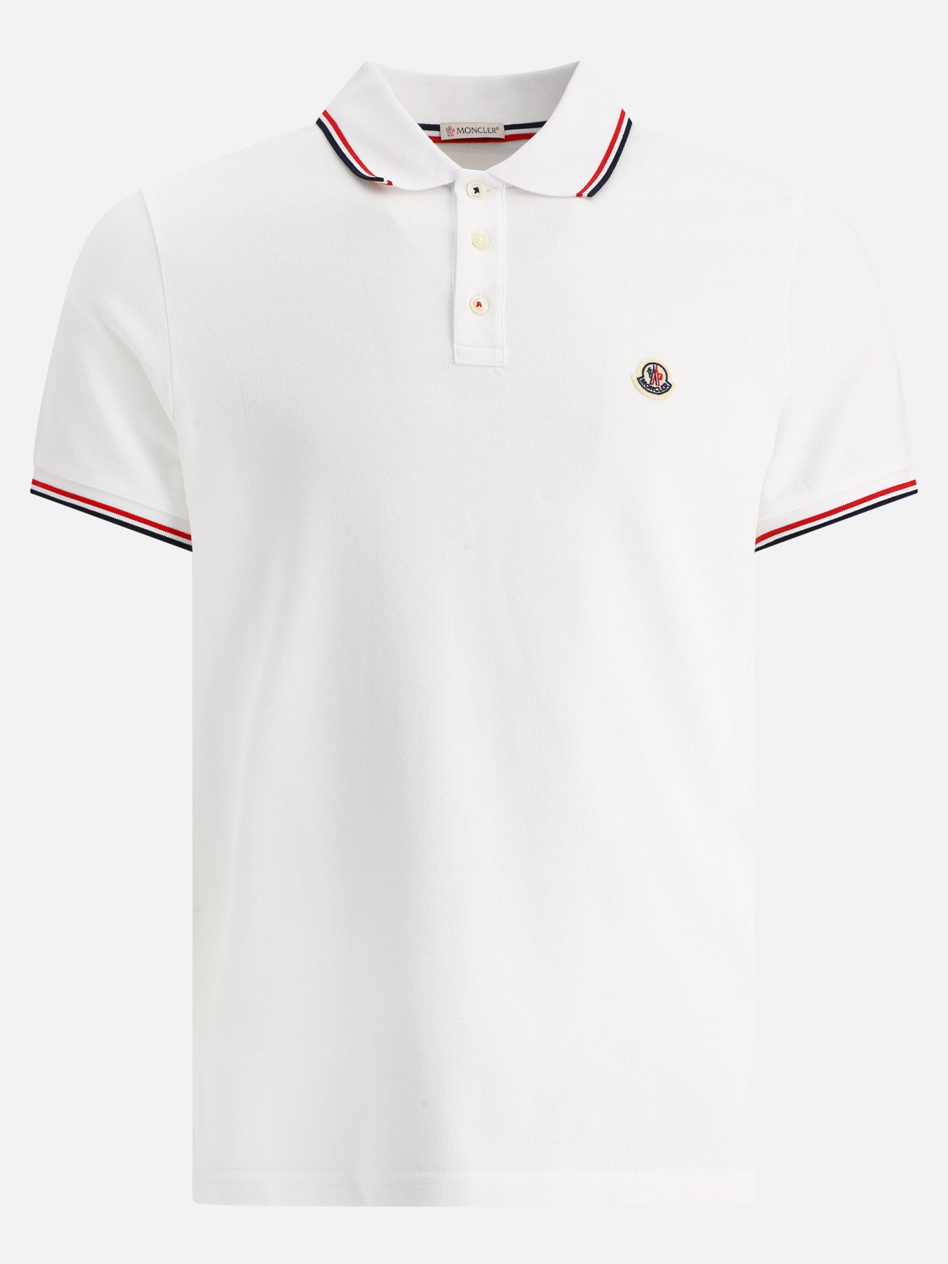 Moncler Polo shirt with logo 10248660_S White thumbnail_1