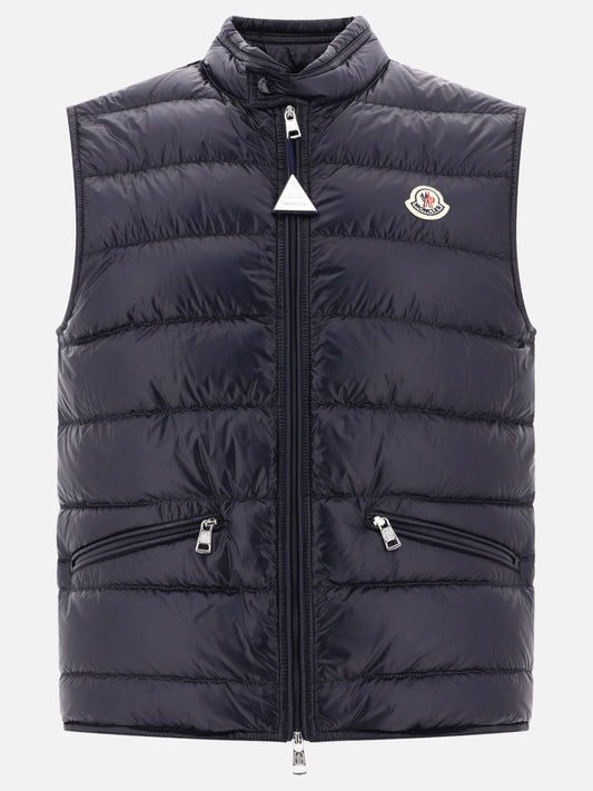 Vests Logo  Blue - Moncler Men | PLP | VIETTI Online Store 

