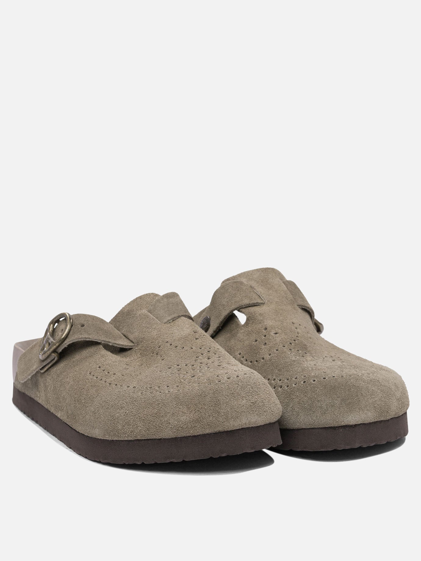Slippers 100% leather - 100% rubber  Beige - Needles Men | PDP | VIETTI Online Store | thumbnail_2