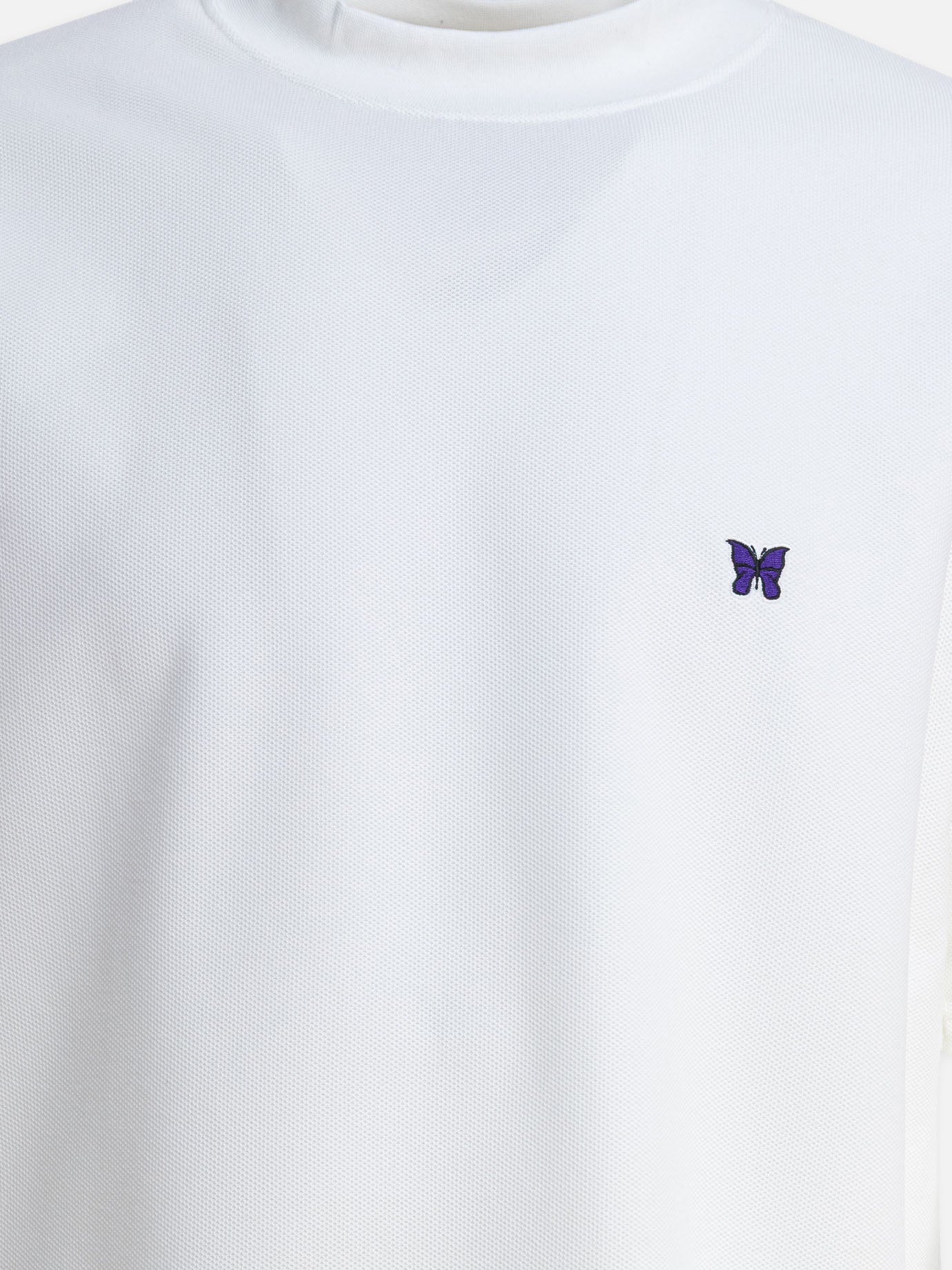 Mock neck t-shirts Logo  White - Needles Men | PDP | VIETTI Online Store | thumbnail_3