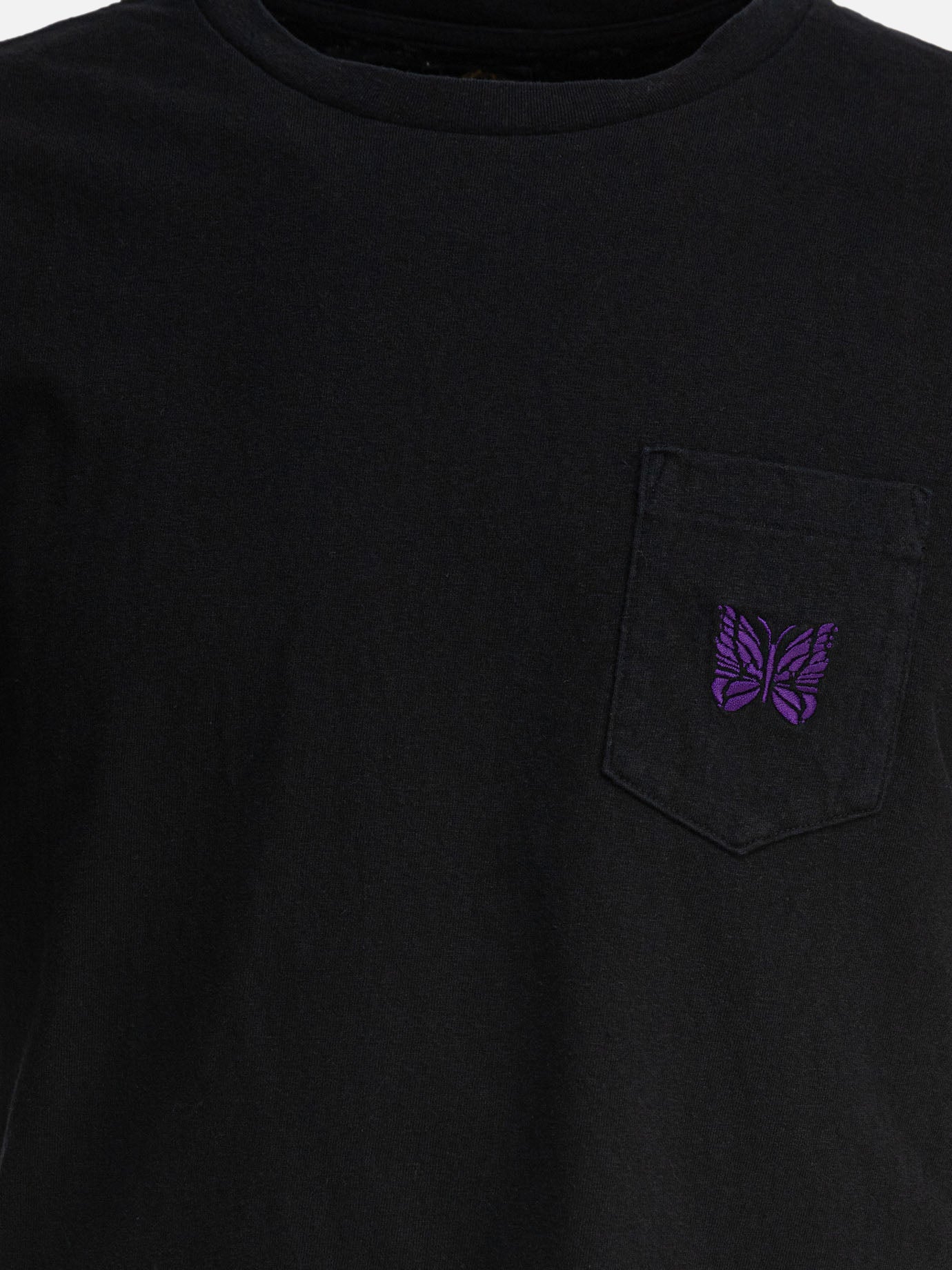 Crewneck t-shirts Logo  Black - Needles Men | PDP | VIETTI Online Store | Zoom-Modal_3
