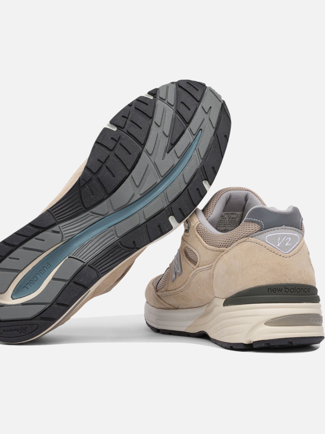 Low top sneakers 90% suede 10% mesh - 100% rubber  Beige - New Balance Men | PDP | VIETTI Online Store | Zoom-Modal_5
