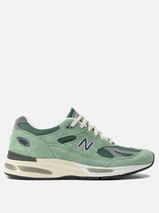 Low top sneakers 50% mesh 50% leather - 100% rubber  Green - New Balance Men | PDP | VIETTI Online Store 
