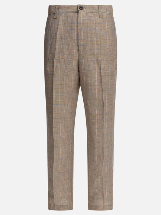 Leisure trousers Prince of Wales  Brown - NN.07 Men | PLP | VIETTI Online Store 
