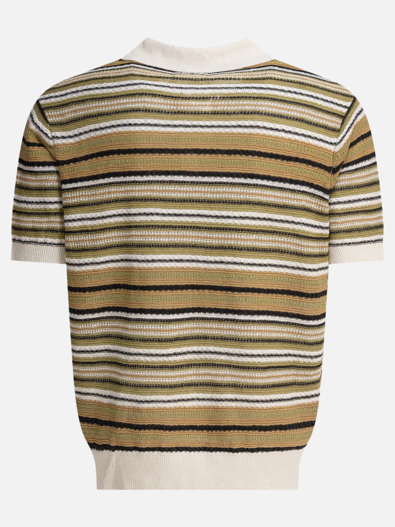 Polo shirts without buttons Striped  Green - NN.07 Men | PDP | VIETTI Online Store | thumbnail_2