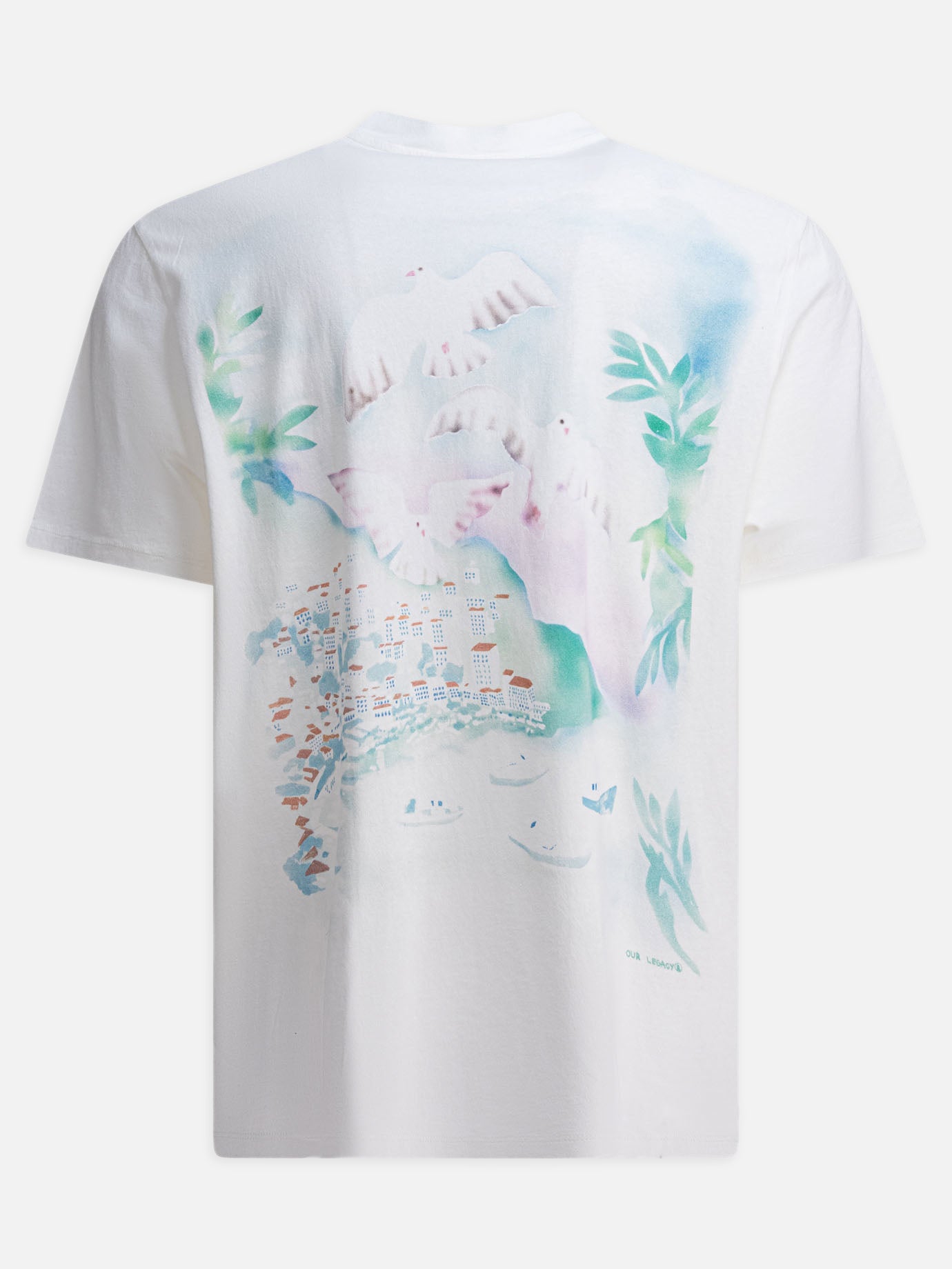 Crewneck t-shirts Print  White - Our Legacy Men | PDP | VIETTI Online Store | thumbnail_2