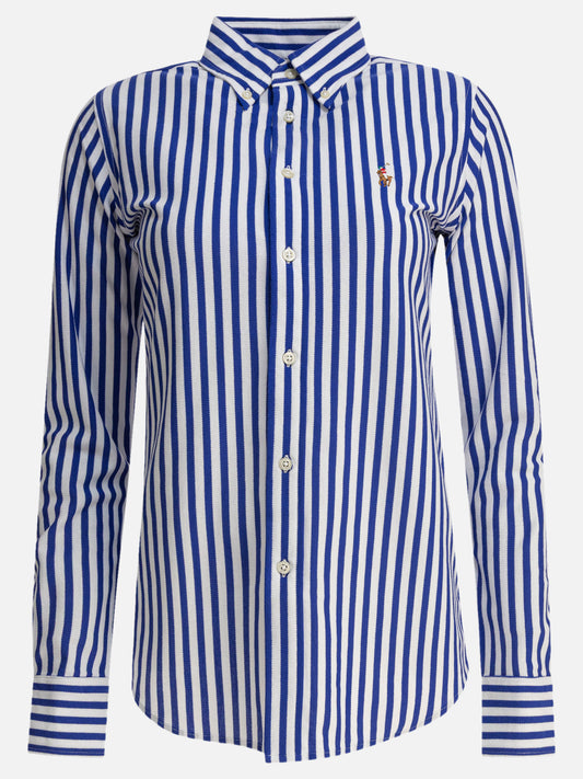 Polo Ralph Lauren Striped cotton oxford shirt 13127251_XS Blue 1