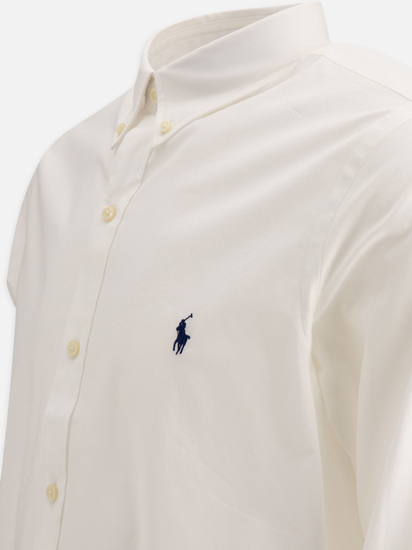 Polo Ralph Lauren Slim-fit stretch poplin shirt 17380321_M White thumbnail_4
