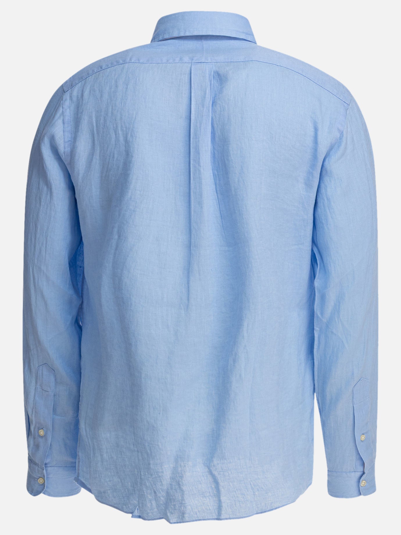 Polo Ralph Lauren Custom-fit linen shirt 13722298_S Blue thumbnail_2