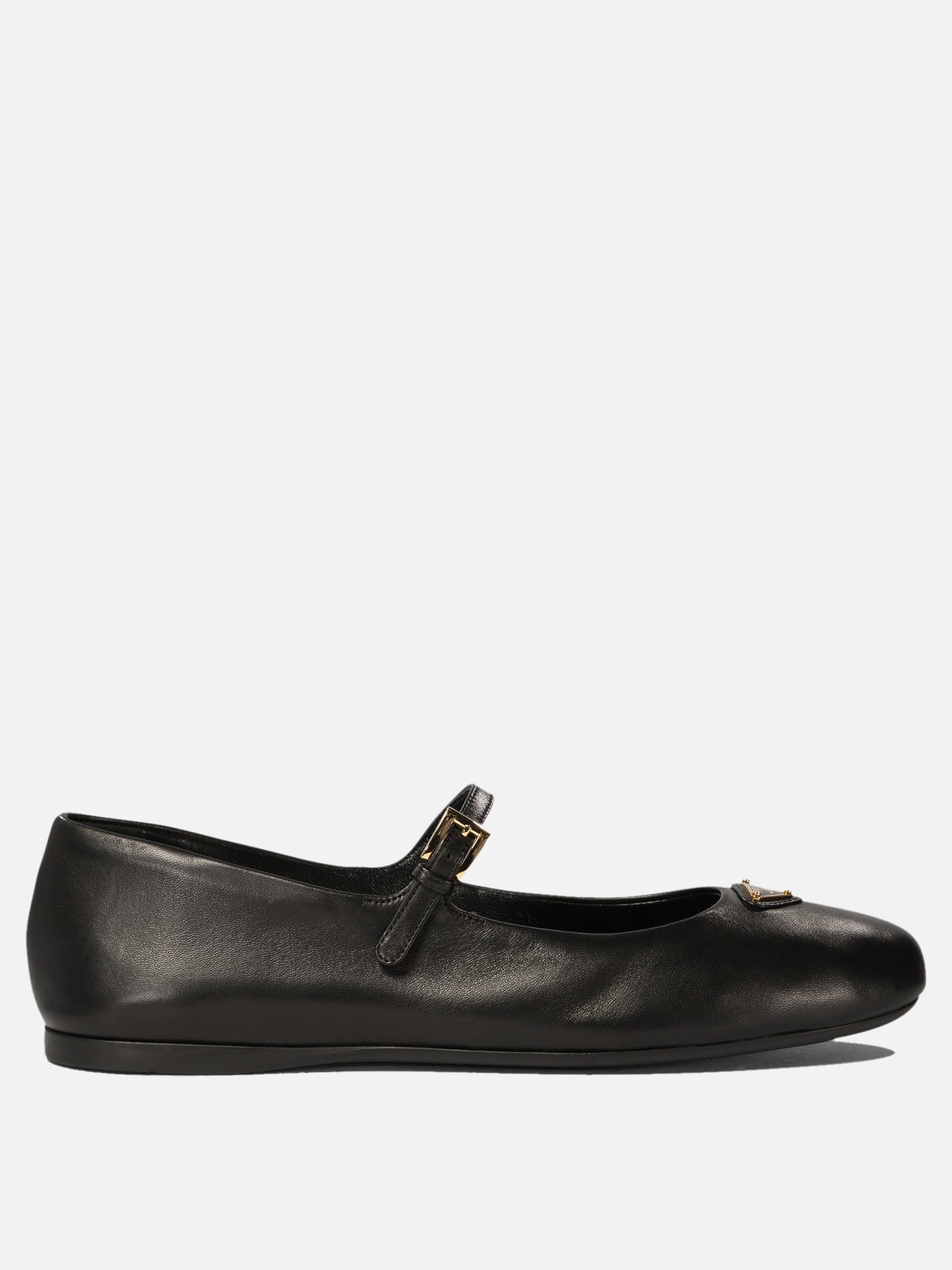 Prada Nappa ballet flats Black