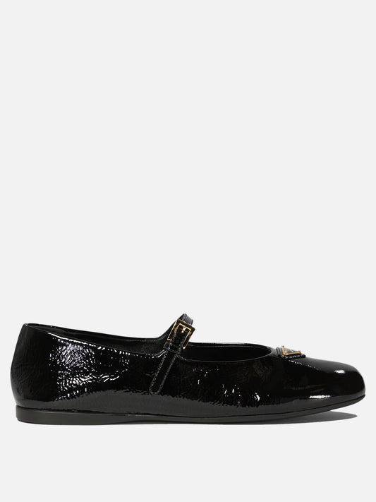 Patent leather ballet flats