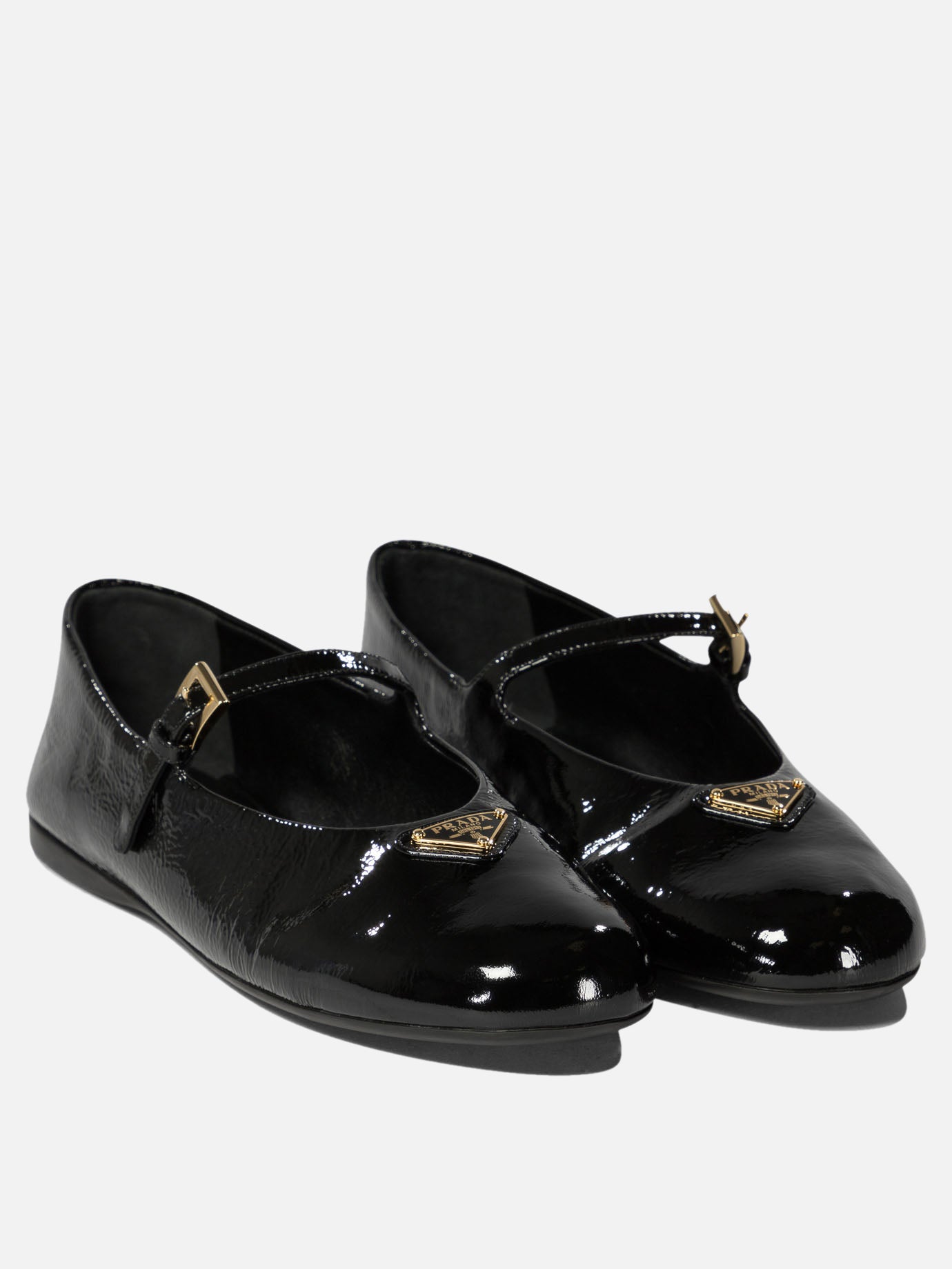 Patent leather ballet flats