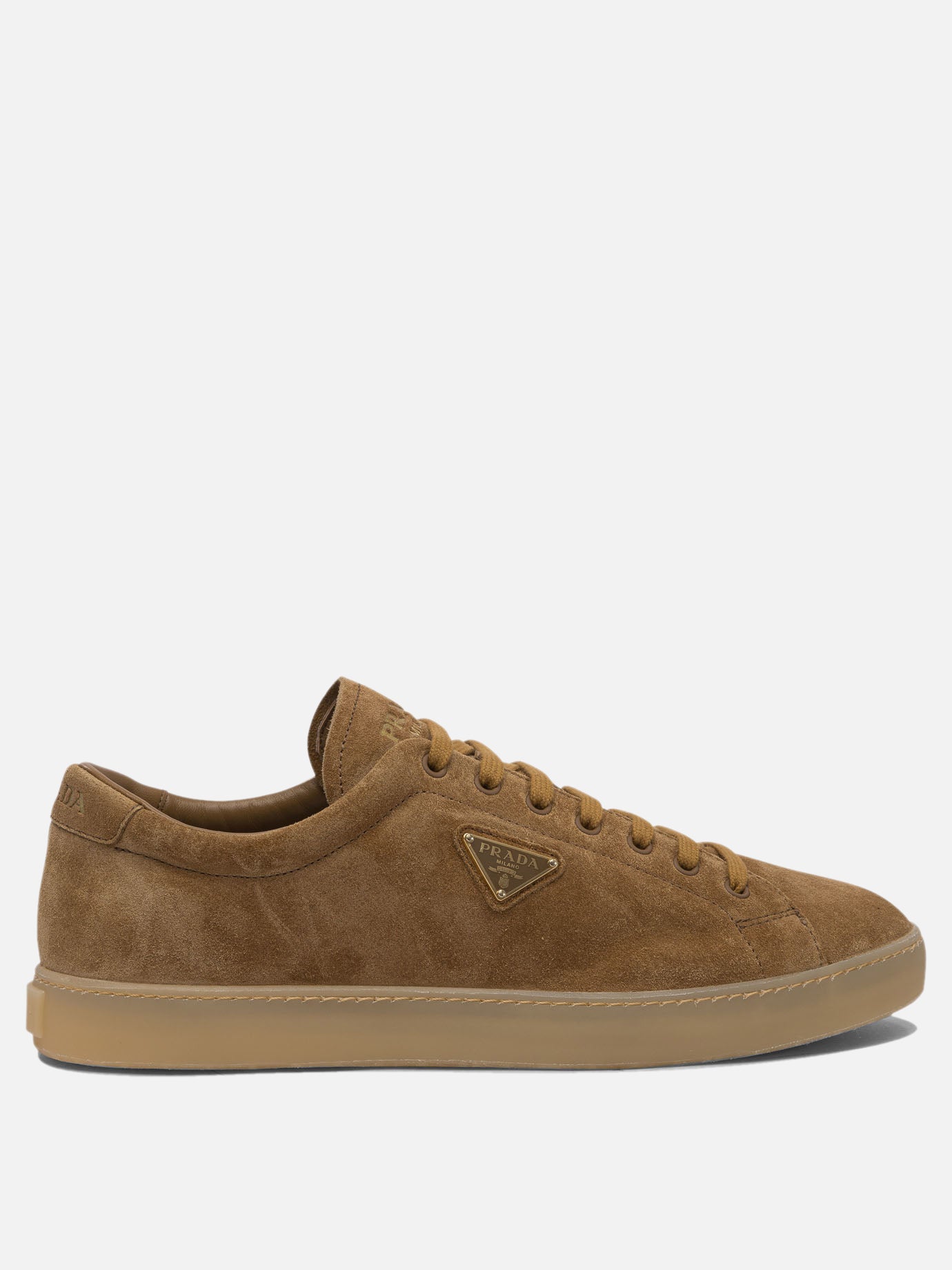 Prada Suede sneakers 18796846_6 Brown thumbnail_1