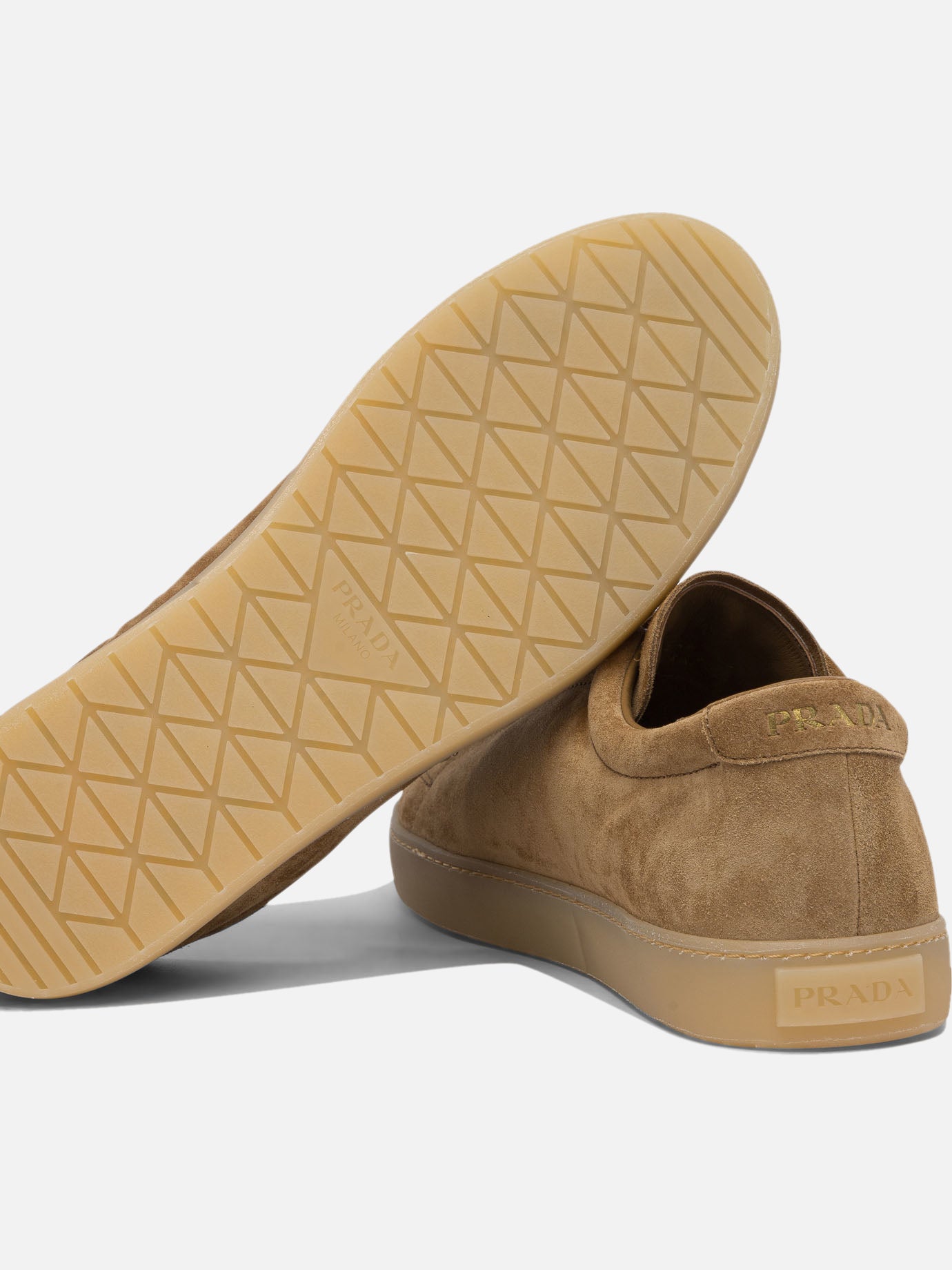 Prada Suede sneakers 18796846_6 Brown thumbnail_5