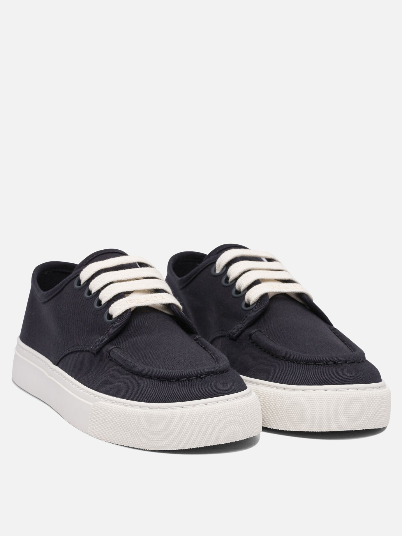 Prada Canvas sneaker 12358745_6 Blue thumbnail_2