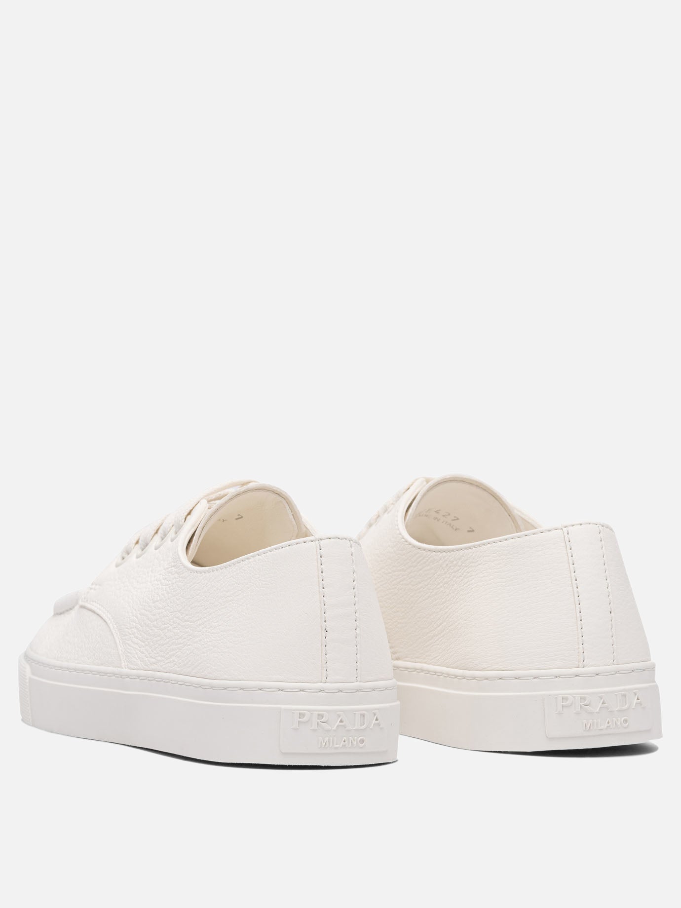 Low top sneakers 100% leather - 100% rubber  White - Prada Men | PDP | VIETTI Online Store | Zoom-Modal_4
