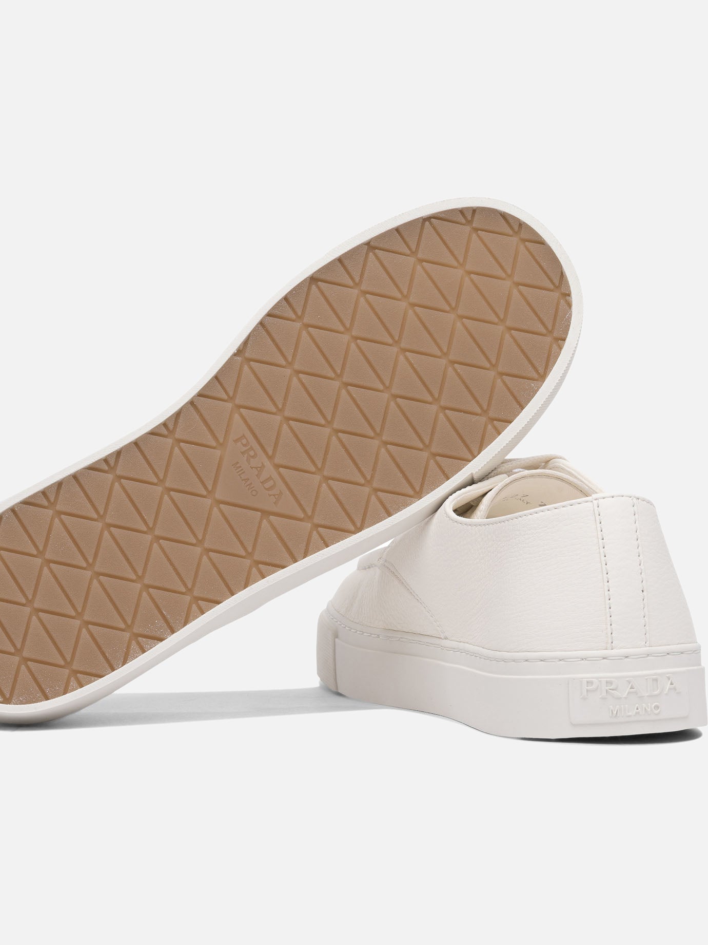 Low top sneakers 100% leather - 100% rubber  White - Prada Men | PDP | VIETTI Online Store | Zoom-Modal_5
