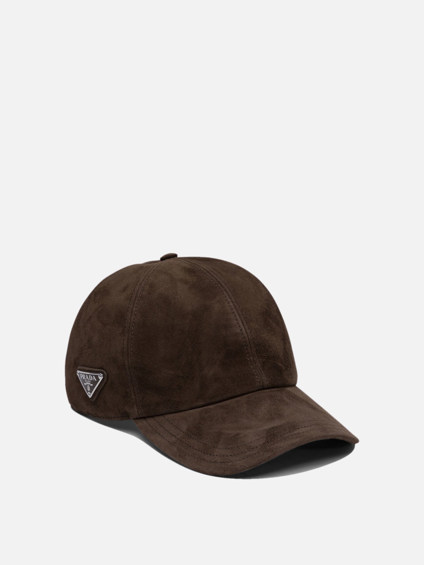 Baseball caps 100% lamb leather  Brown - Prada Men | PDP | VIETTI Online Store | thumbnail_2