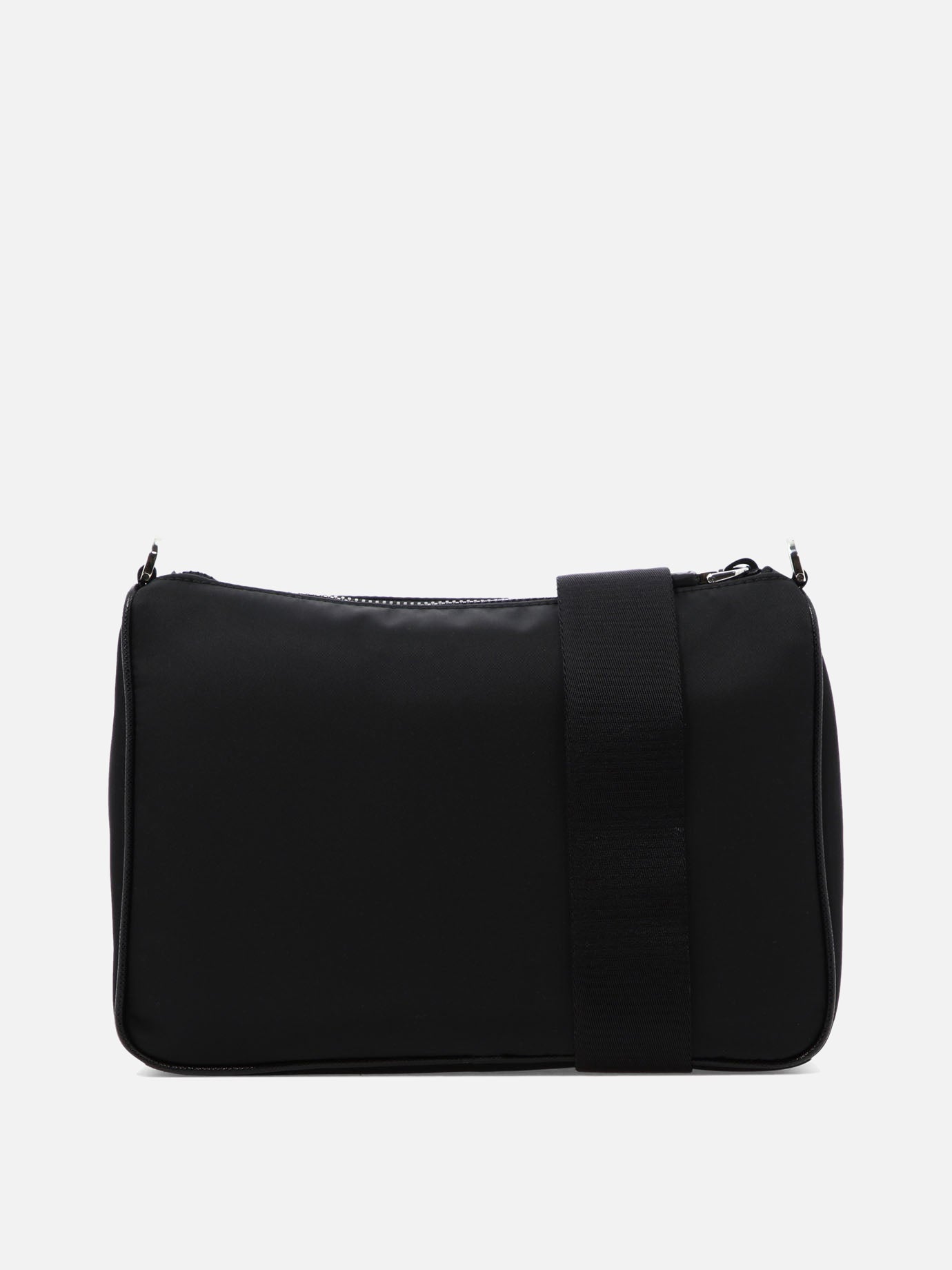 Re-Nylon and Saffiano crossbody bag