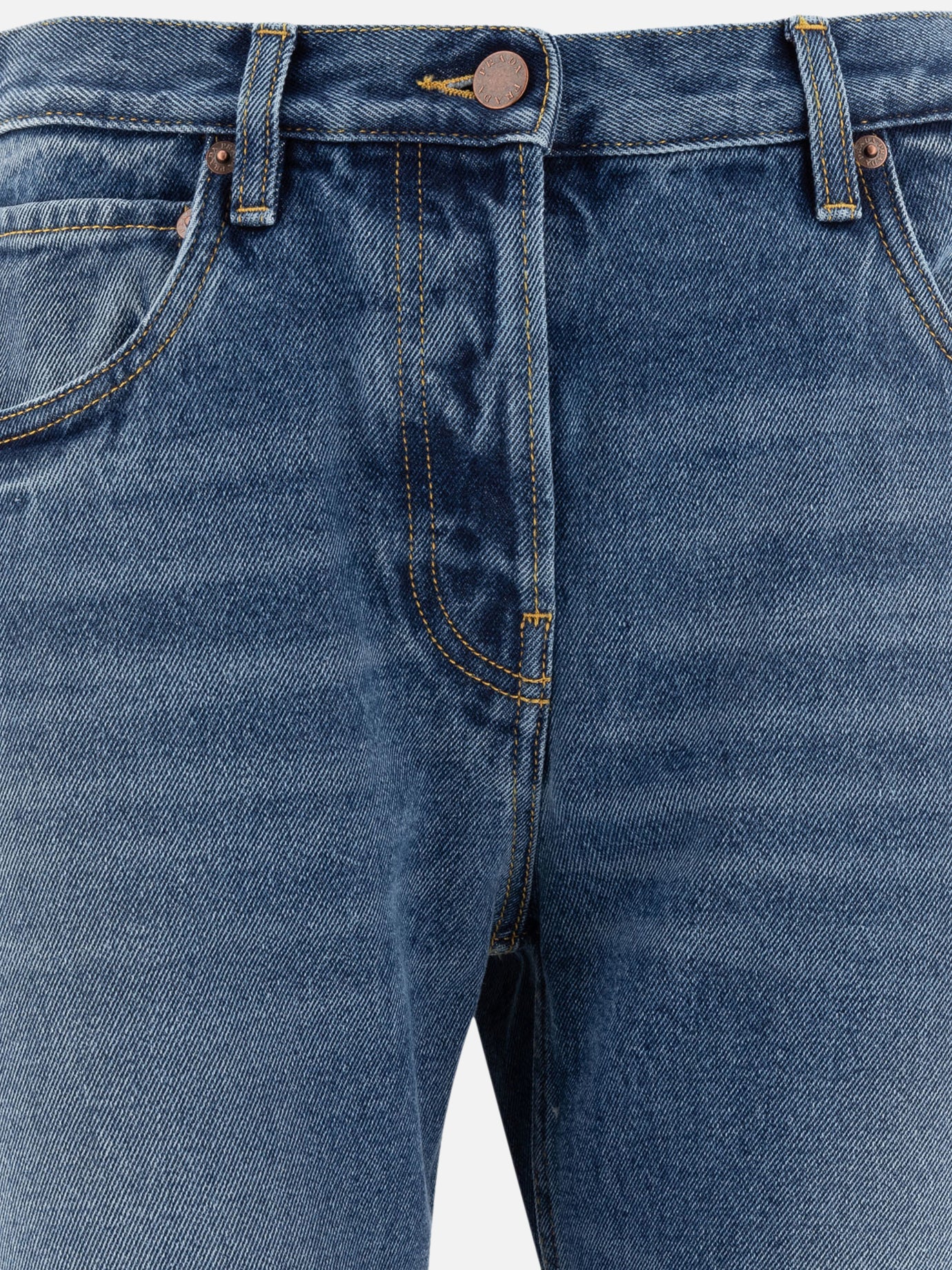 Straight-leg jeans Denim  Blue - Prada Women | PDP | VIETTI Online Store | thumbnail_3