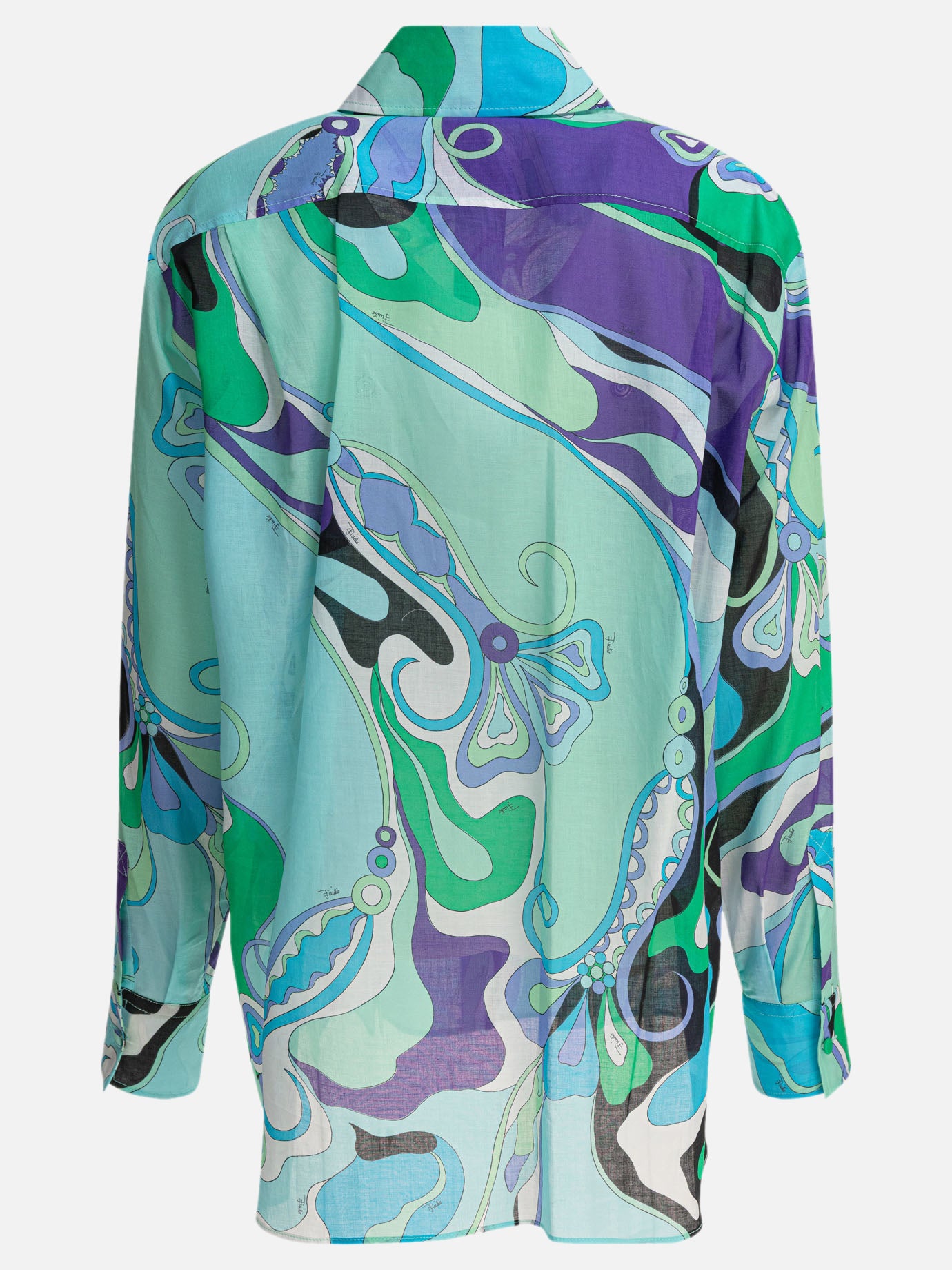 Pucci Orchidee print shirt 17515410_S Light blue thumbnail_2