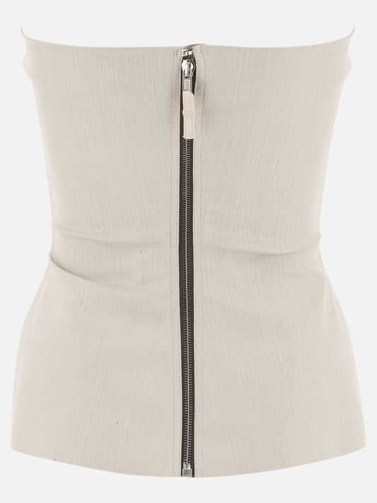 Rick Owens "Dinge" bustier top 18395534_40 Grey 2