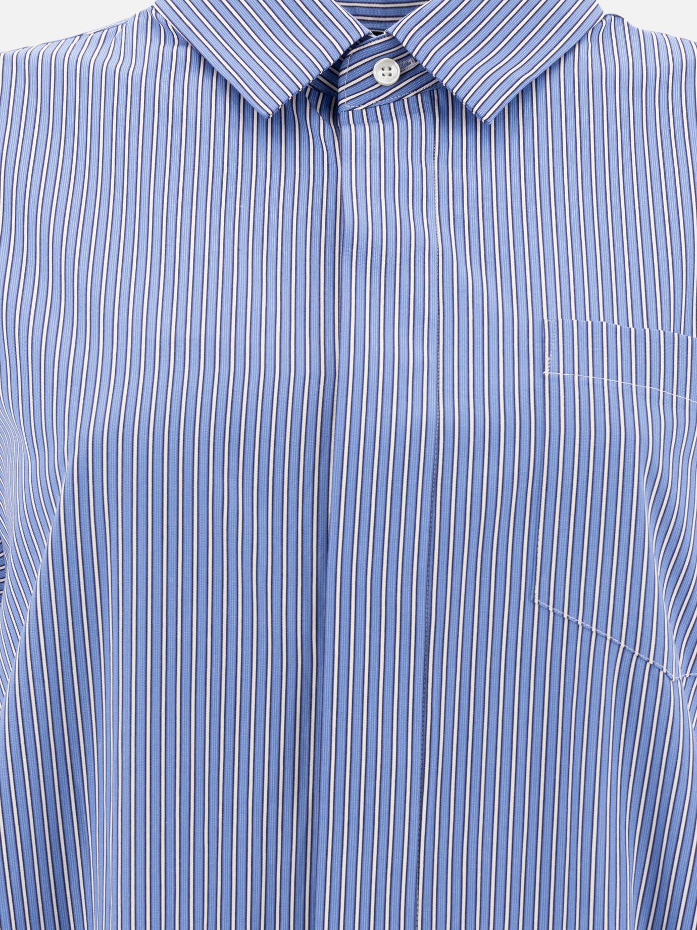 Sacai Shirt dress 18925248_1 Blue thumbnail_3