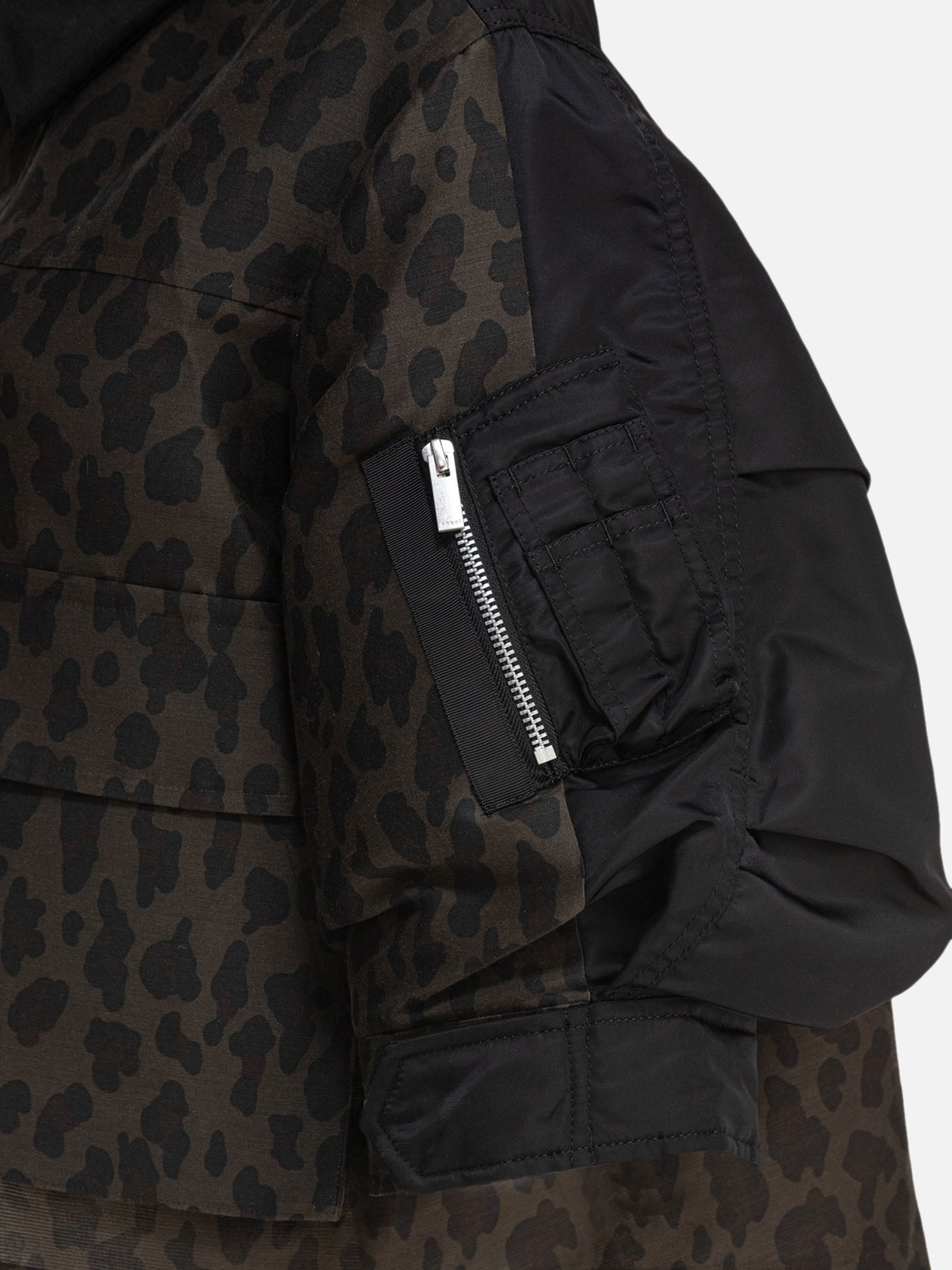 Quilted & Utility Jackets Animal print  Black - Sacai Women | PDP | VIETTI Online Store | Zoom-Modal_4
