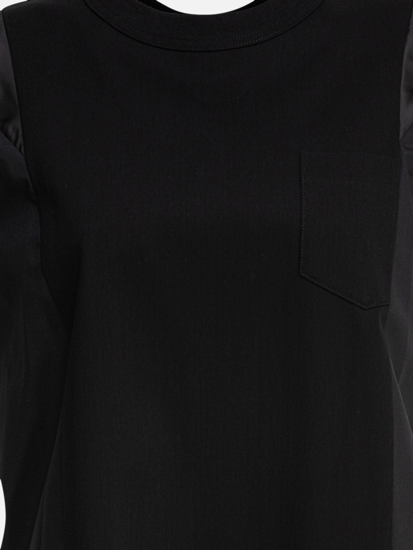 Sacai Cotton jersey dress 15356950_1 Black thumbnail_3