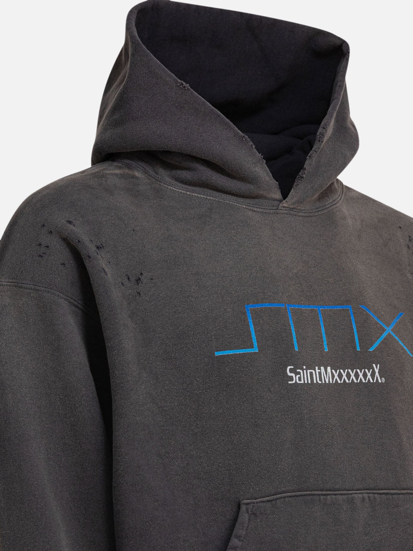 Hoodies Logo  Black - ©SAINT M×××××× Men | PDP | VIETTI Online Store | Zoom-Modal_4
