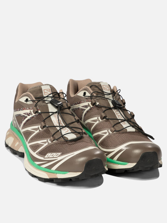 Low top sneakers 80% polyamide 20% leather 100% rubber  Brown - Salomon Men | PDP | VIETTI Online Store | 2
