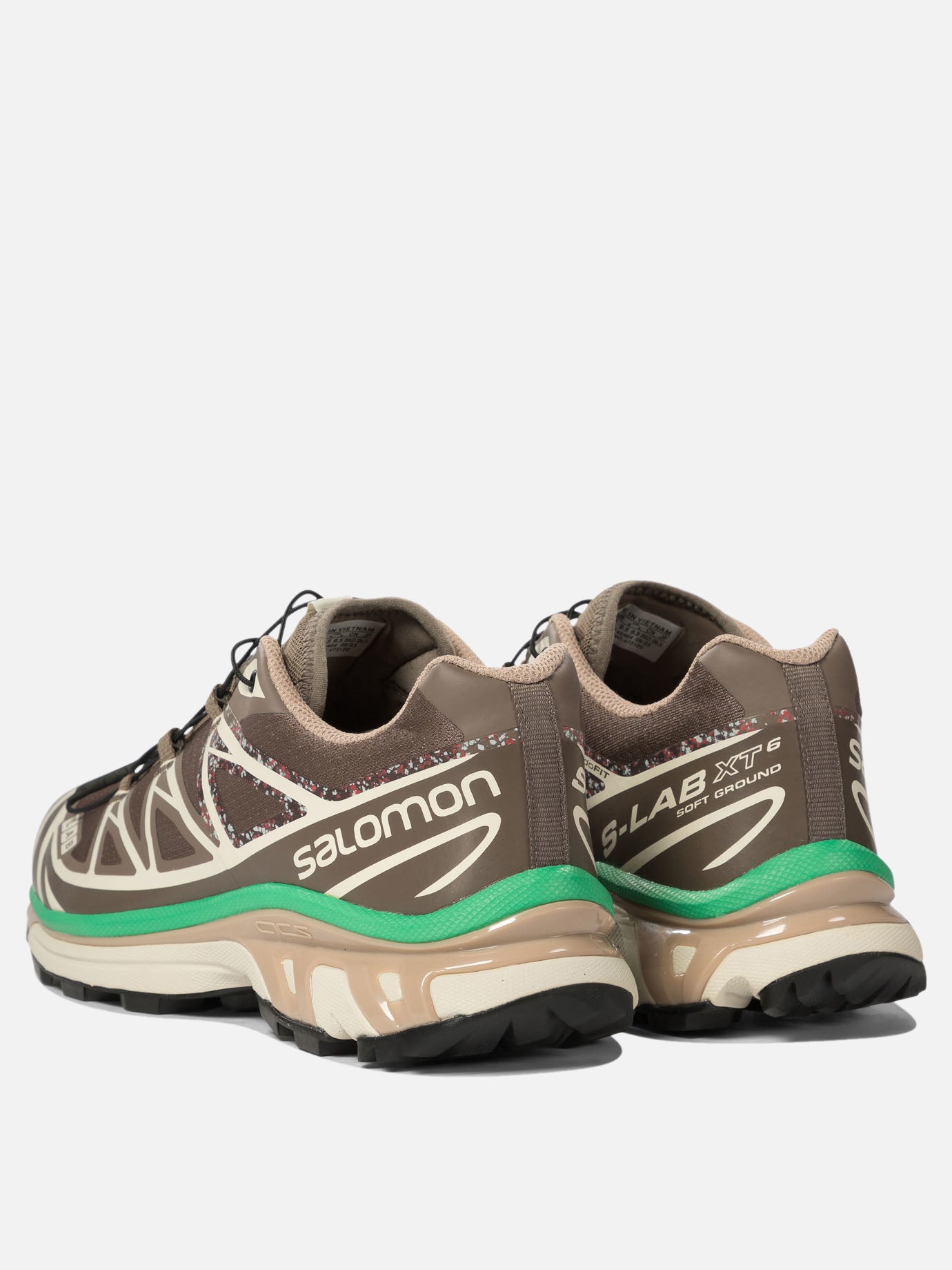 Low top sneakers 80% polyamide 20% leather 100% rubber  Brown - Salomon Men | PDP | VIETTI Online Store | Zoom-Modal_4
