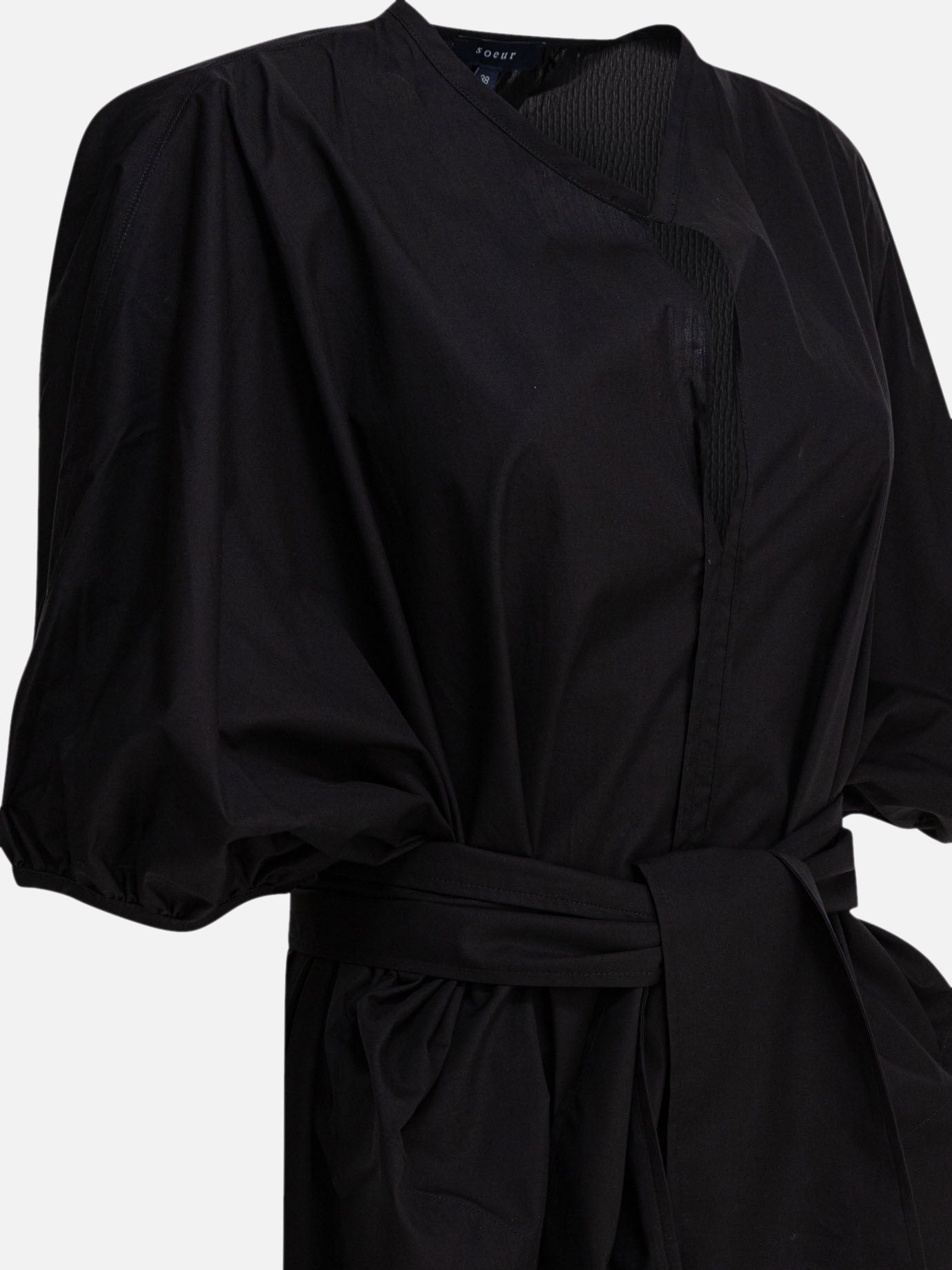 Midi dresses Solid colour  Black - Soeur Women | PDP | VIETTI Online Store | thumbnail_4
