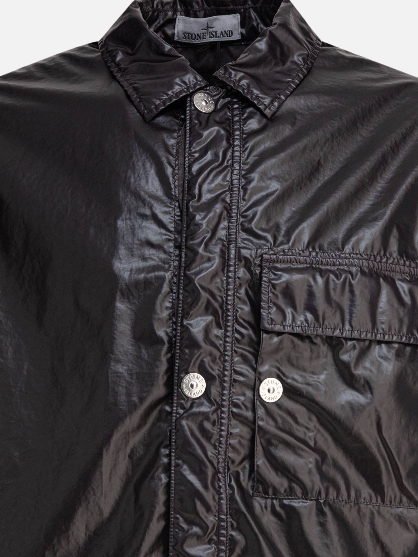 Windbreakers Logo  Black - Stone Island Men | PDP | VIETTI Online Store | thumbnail_3