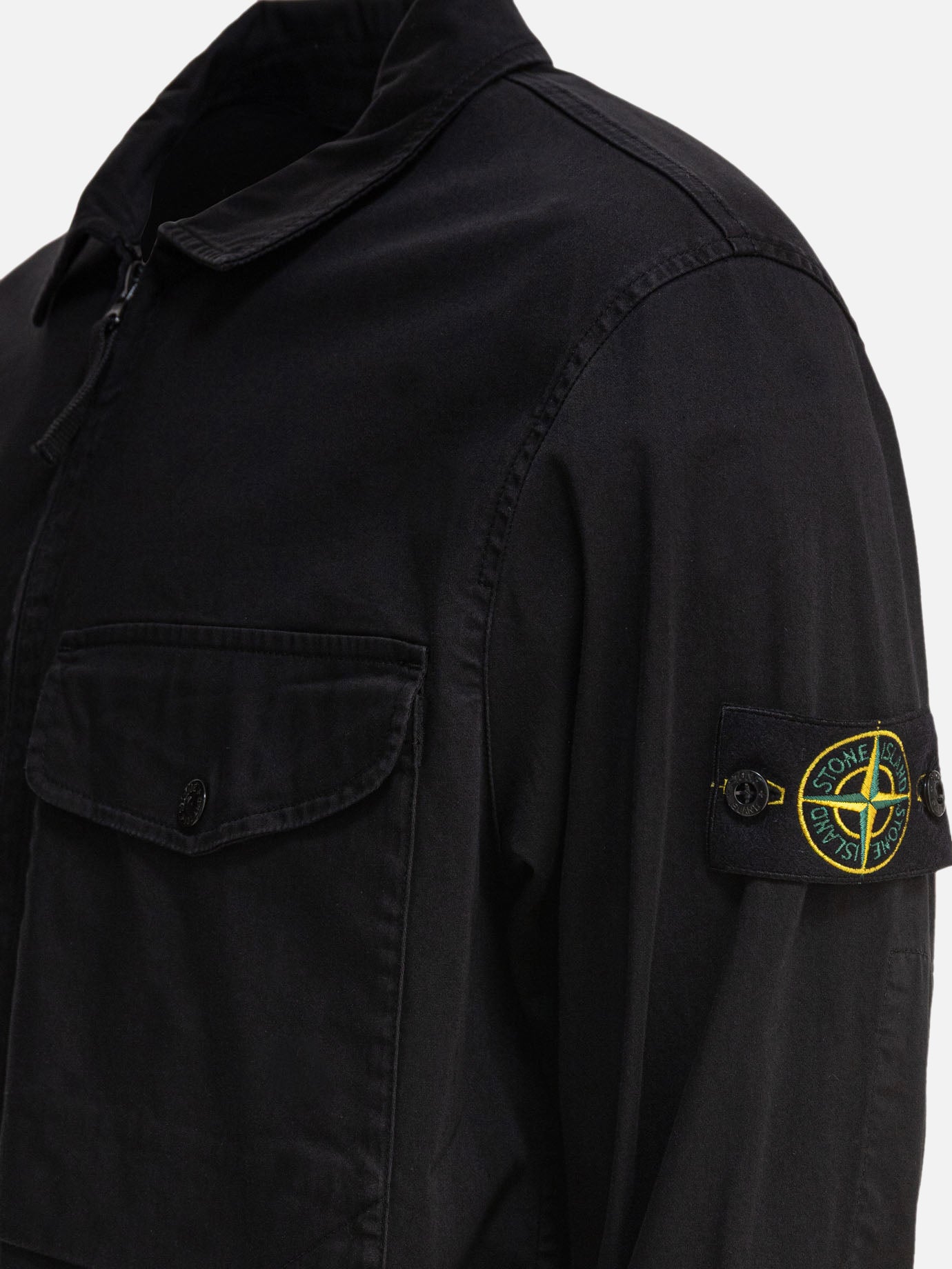 Overshirt jackets Logo  Black - Stone Island Men | PDP | VIETTI Online Store | Zoom-Modal_4
