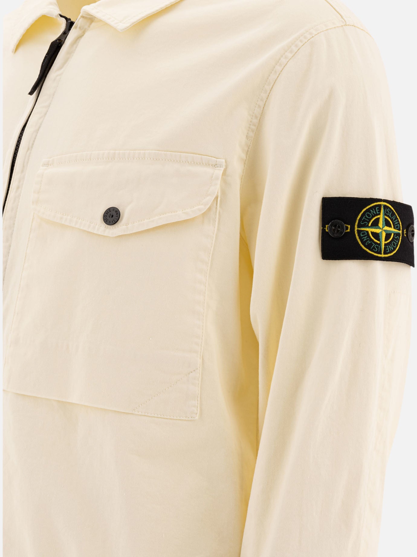 Overshirt jackets Logo  Yellow - Stone Island Men | PDP | VIETTI Online Store | thumbnail_4