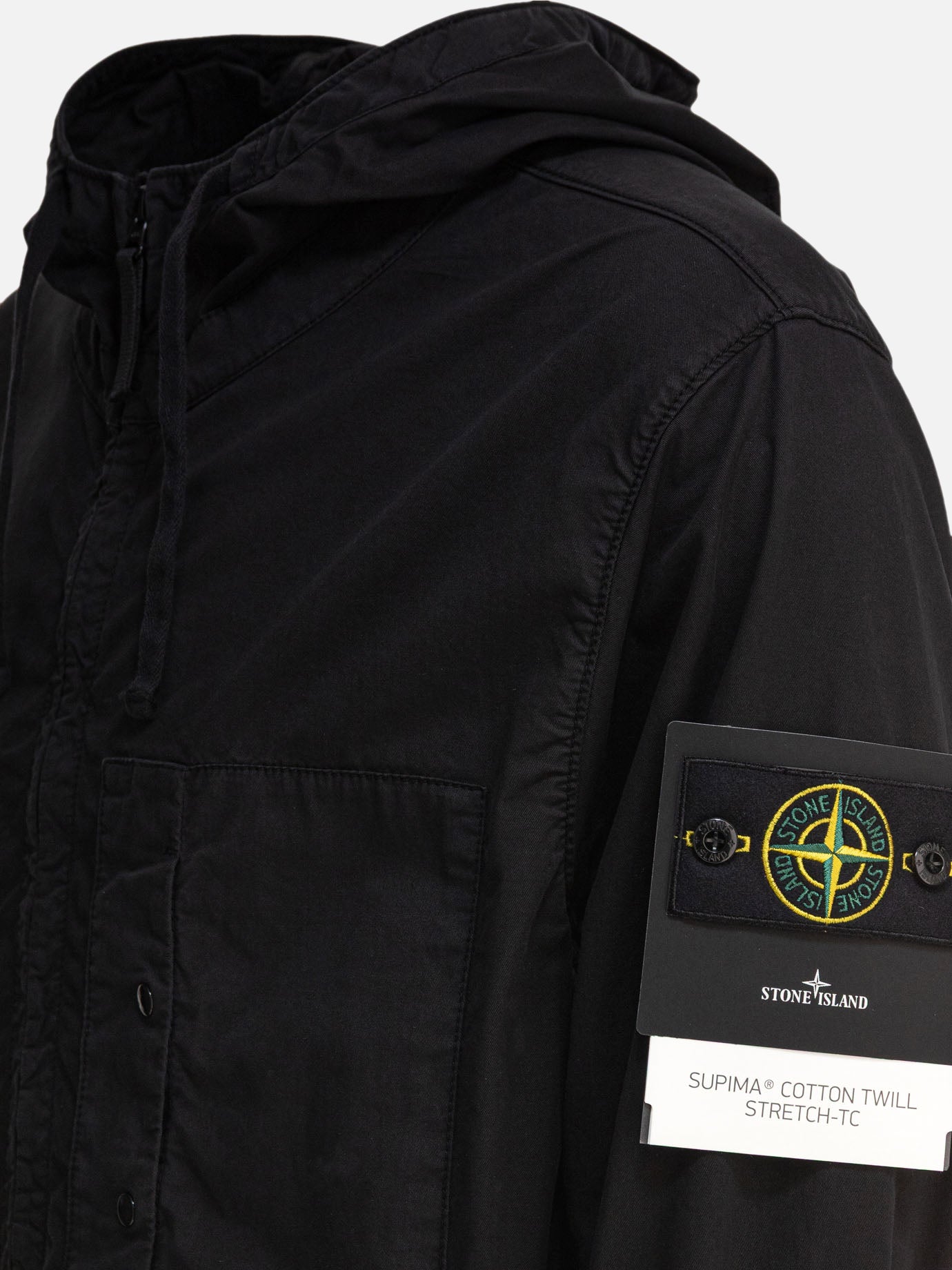 Quilted & Utility Jackets Logo  Black - Stone Island Men | PDP | VIETTI Online Store | Zoom-Modal_4

