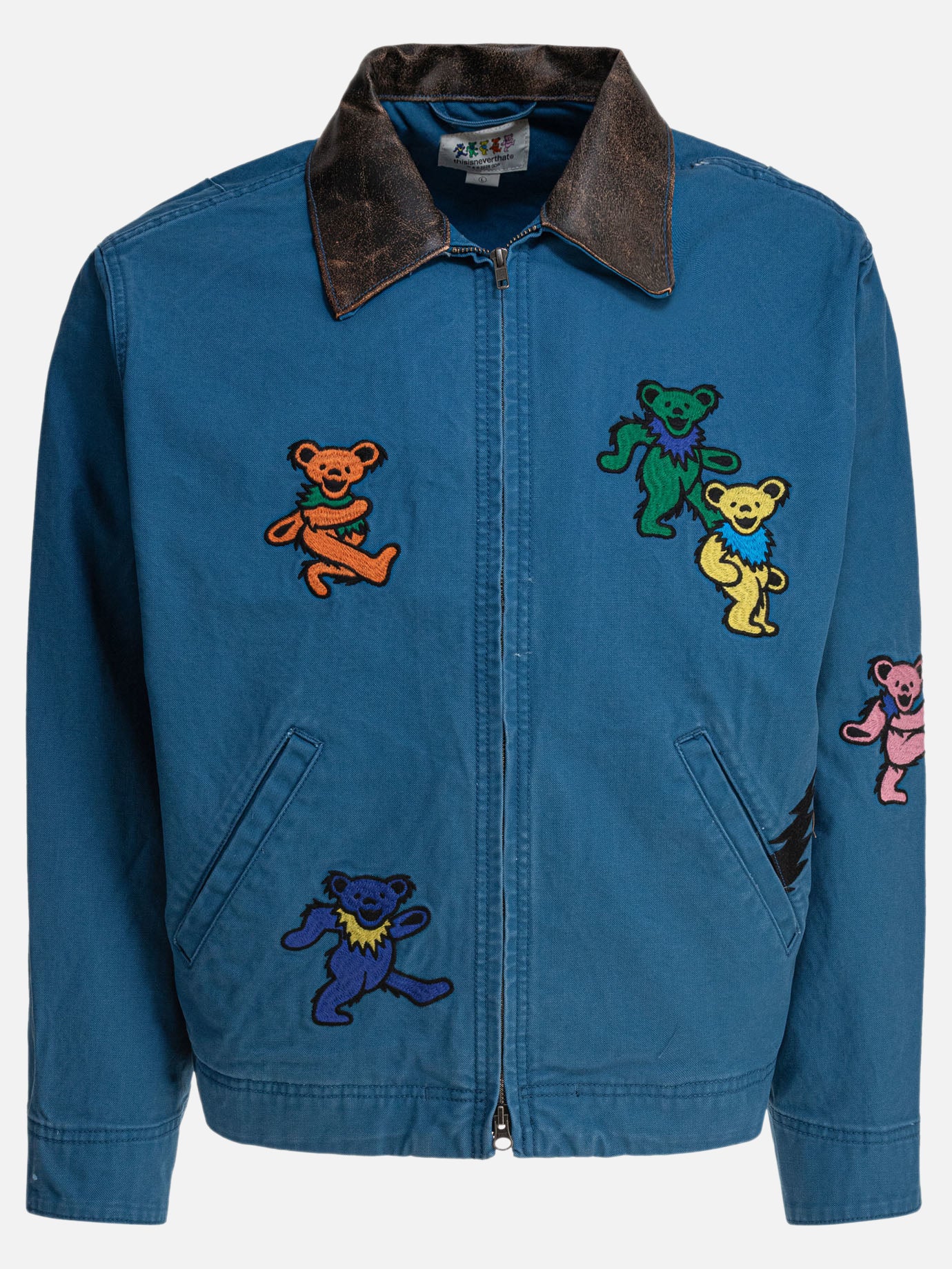 Quilted & Utility Jackets Embroidered  Blue - Thisisneverthat® Men | PDP | VIETTI Online Store | thumbnail