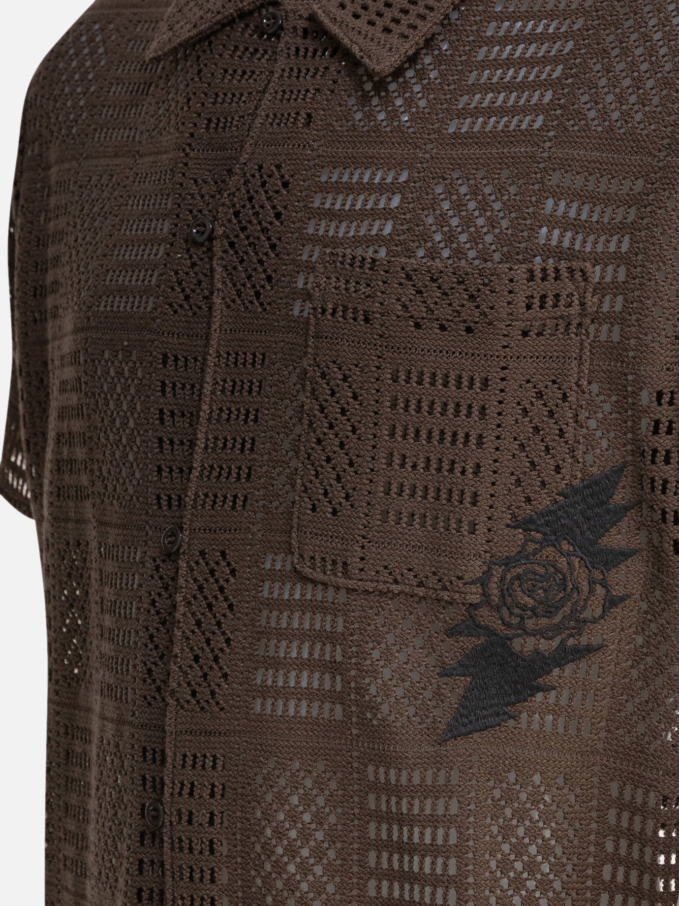 Casual shirts Embroidered  Brown - Thisisneverthat® Men | PDP | VIETTI Online Store | thumbnail_4