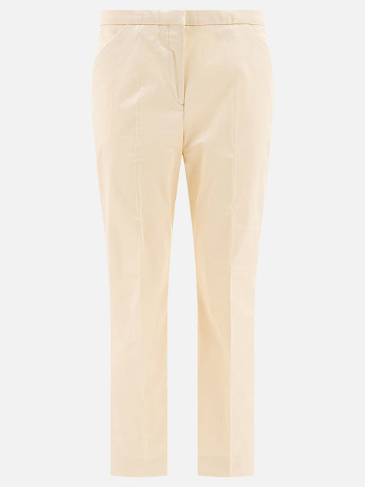 Toteme Cropped trousers 15602864_36 White 1