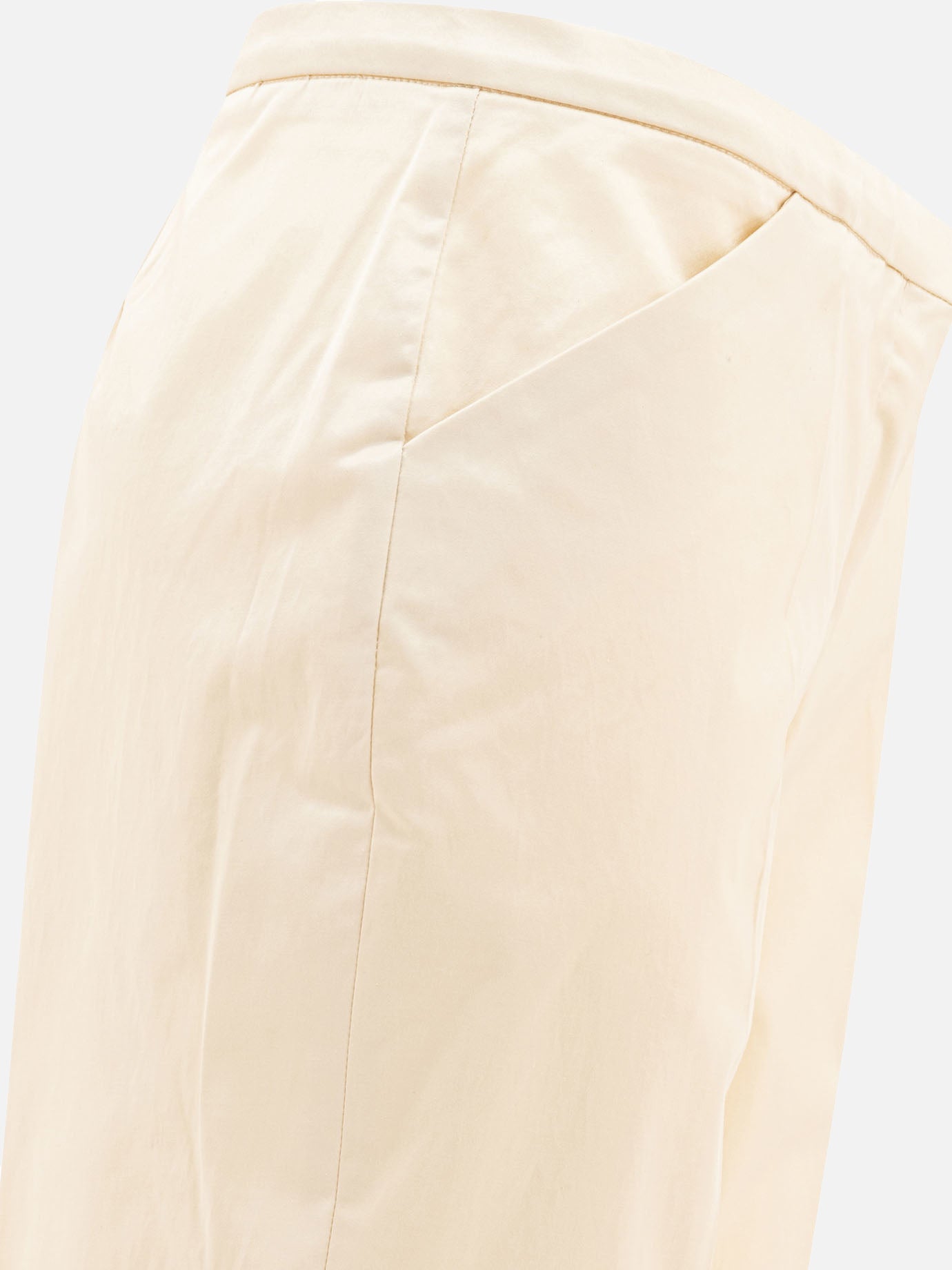 Toteme Cropped trousers 15602864_36 White thumbnail_4