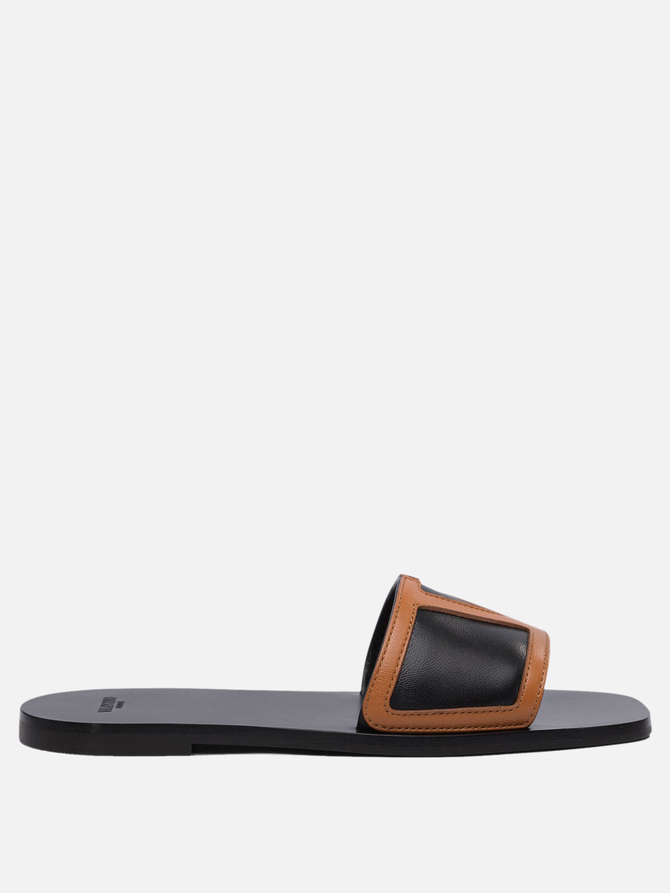 Valentino Garavani "Viva Superstar" 5 mm Slides Black