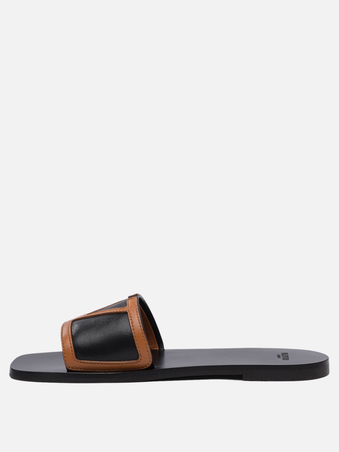 Valentino Garavani "Viva Superstar" 5 mm Slides Black