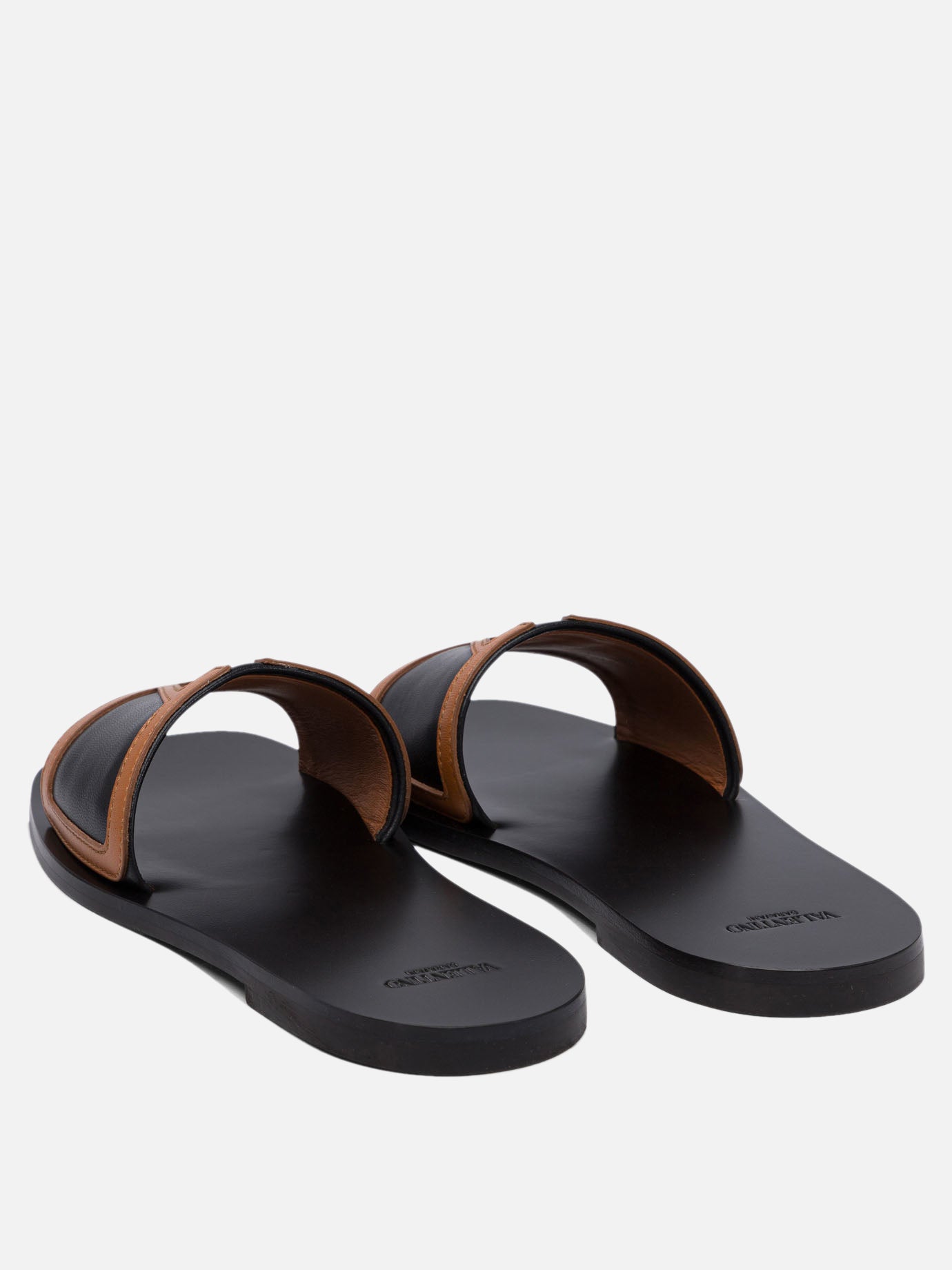 Valentino Garavani "Viva Superstar" 5 mm Slides Black