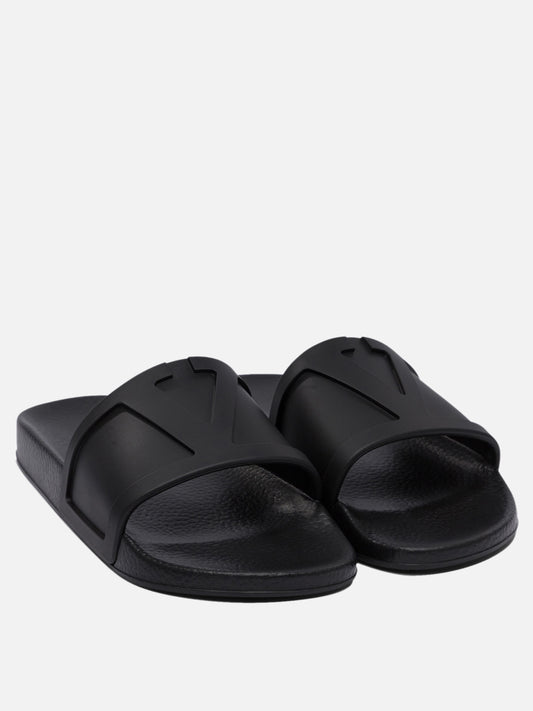 Valentino Garavani Slides with Vlogo 18535650_40 Black 2