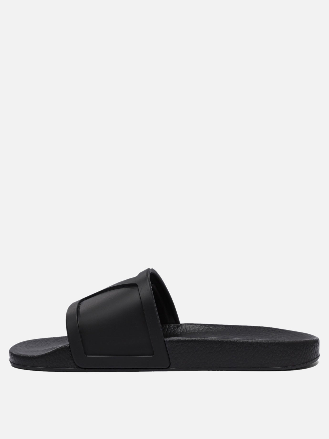 Valentino Garavani Slides with Vlogo Black