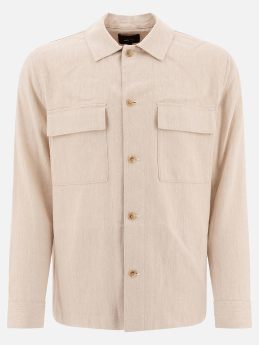 Overshirt jackets Solid colour  Beige - Vince Men | PLP | VIETTI Online Store 

